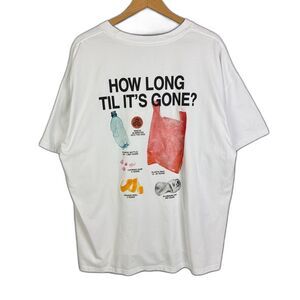 Nike ACG White Graphic T-Shirt Men’s 2XL FV3490-121 Recycle Pack It In Outdoor